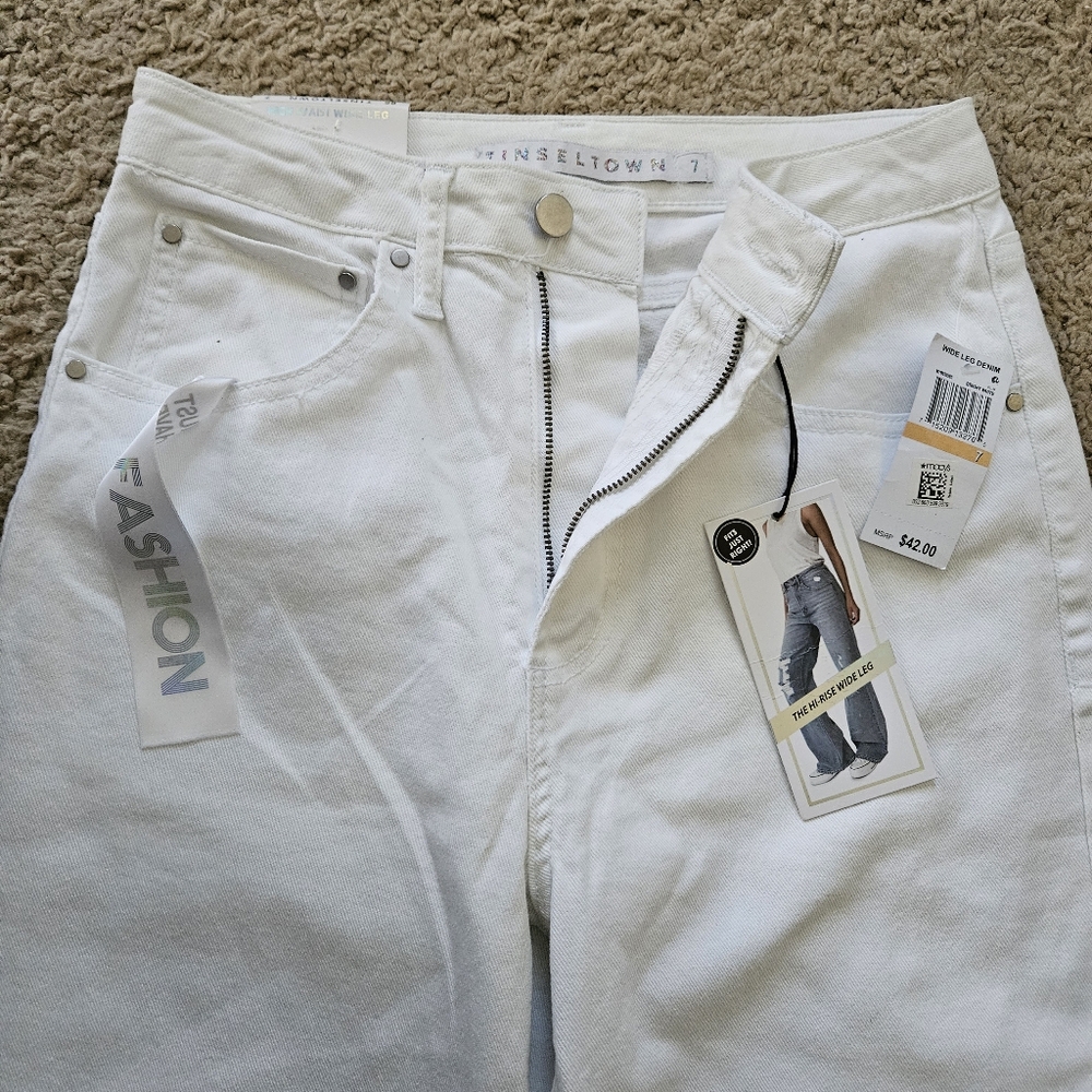 TINSELTOWN WHITE PANTS